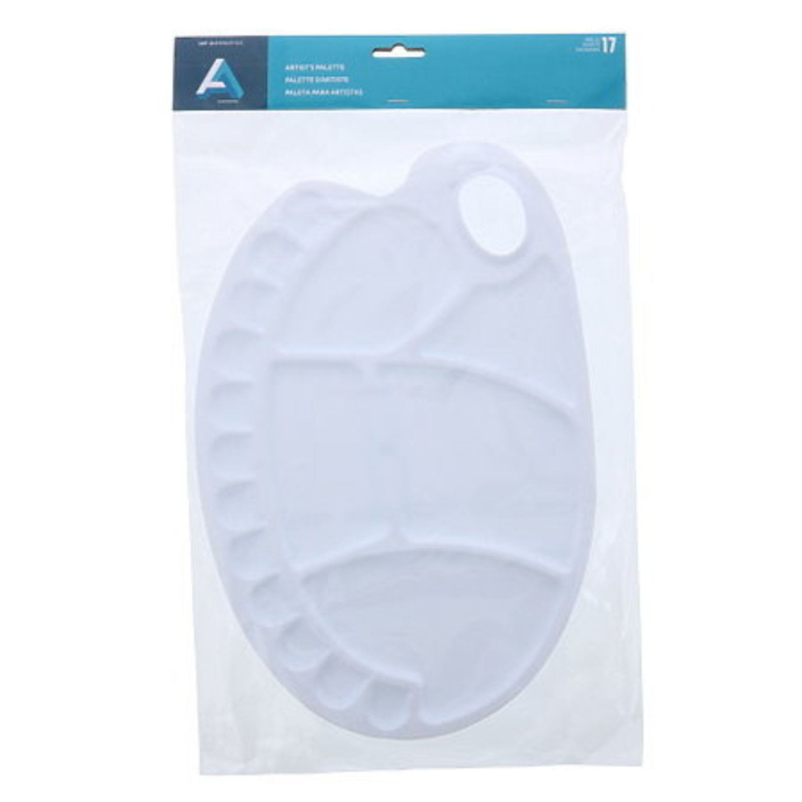 ART ALTERNATIVES ARTIST'S PALETTE OVAL 17/WELL