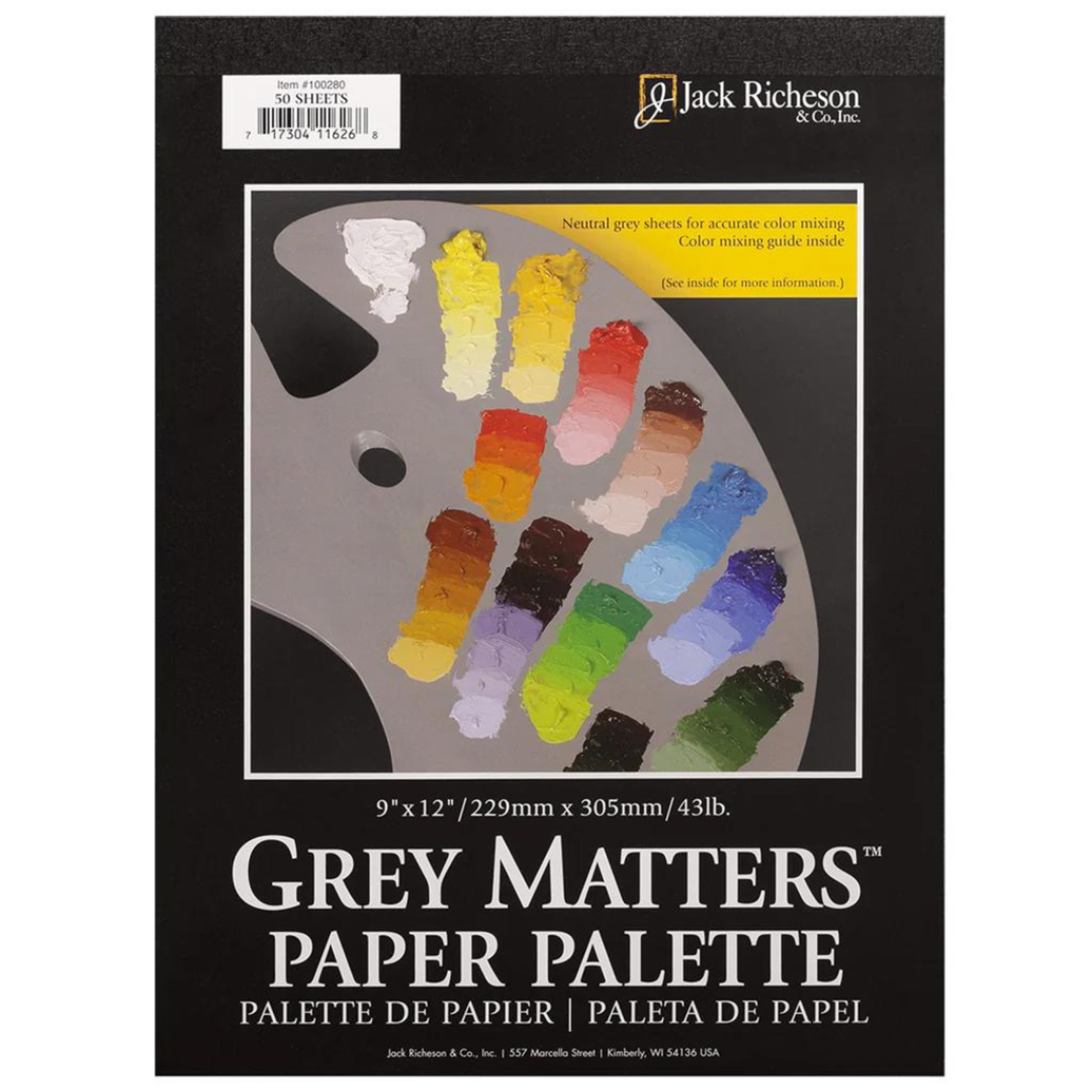 JACK RICHESON GREY MATTERS PALETTE PAPER 9X12