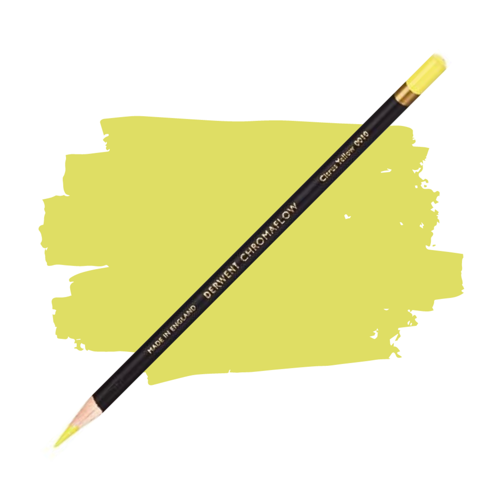 DERWENT CHROMAFLOW PENCIL 0010 CITRUS YELLOW