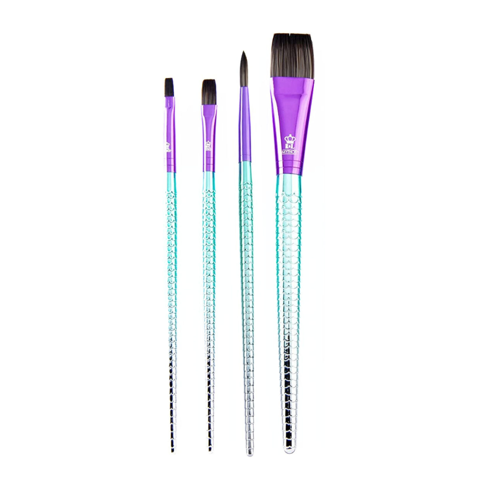 MYTHOS MERMAID BRUSH SET ANGLE/ROUND 4PC