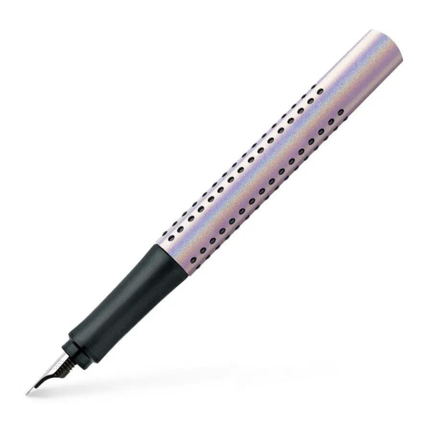 FABER CASTELL GRIP FOUNTAIN PEN GLAM EDITION PEARL BOLD NIB