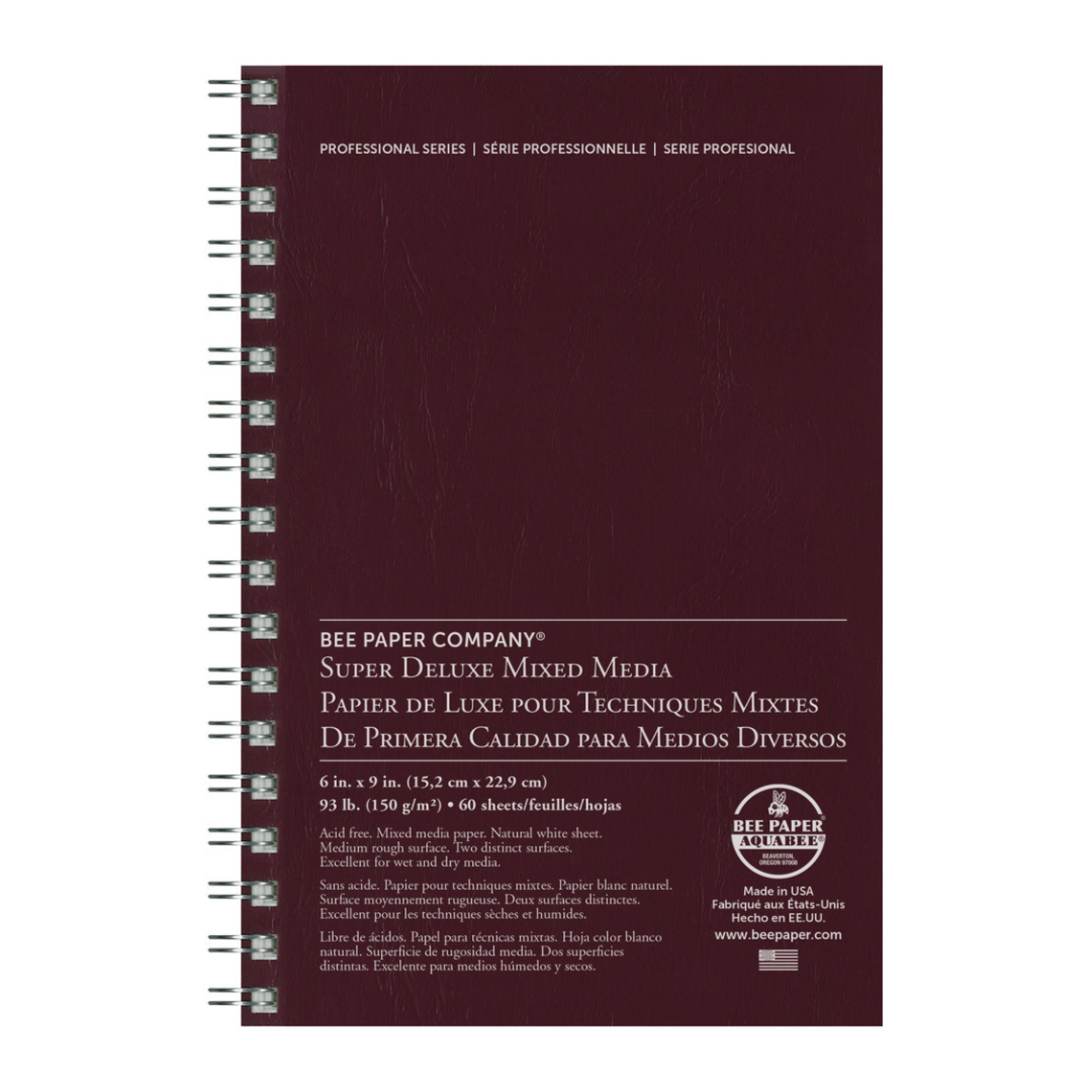 BEE PAPER BEE PAPER SUPER DELUXE SKETCH BOOK 6X9 60/SHT