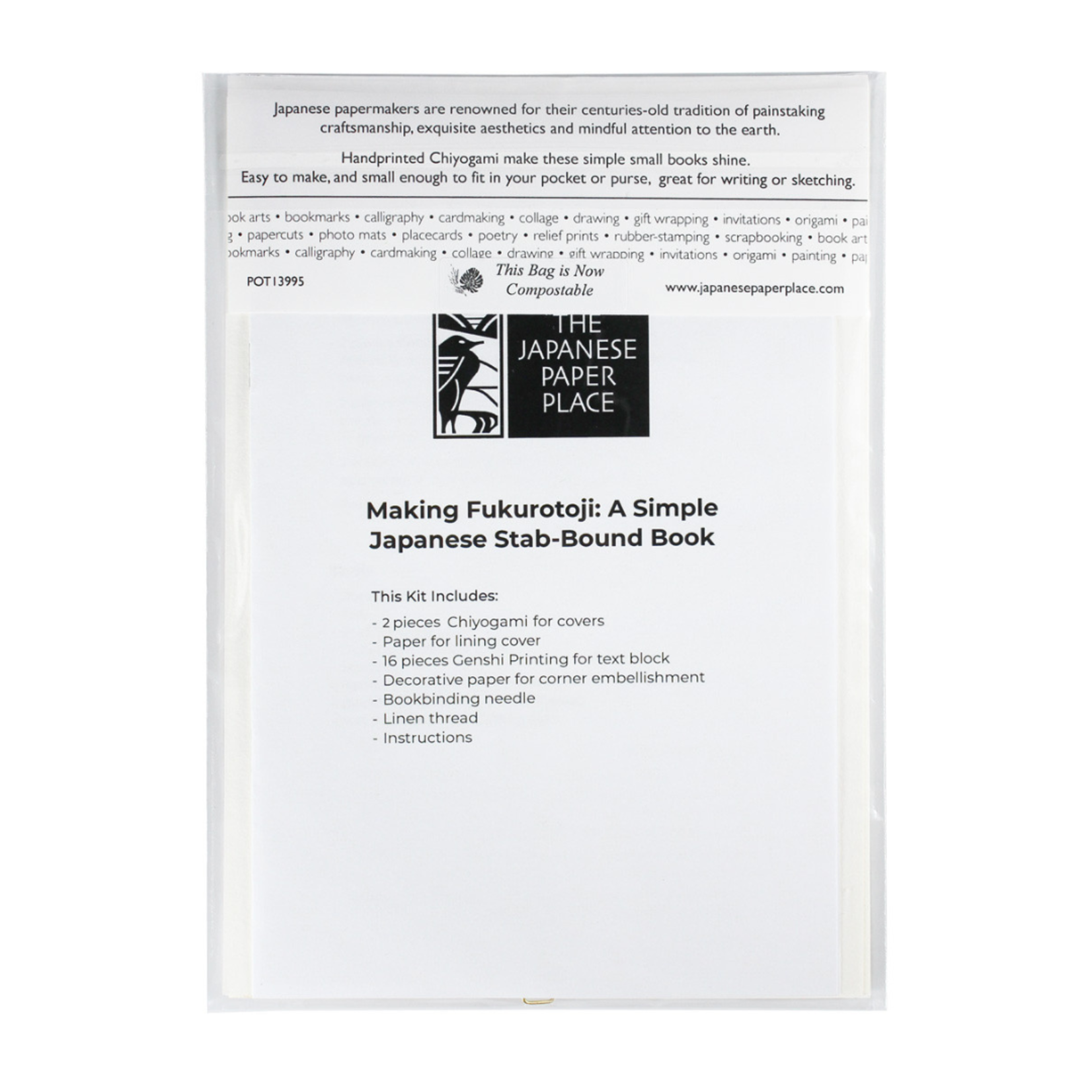 THE JAPANESE PAPER PLACE BOOKBINDING 2 - JAPANESE STAB BINDING 6X8.5