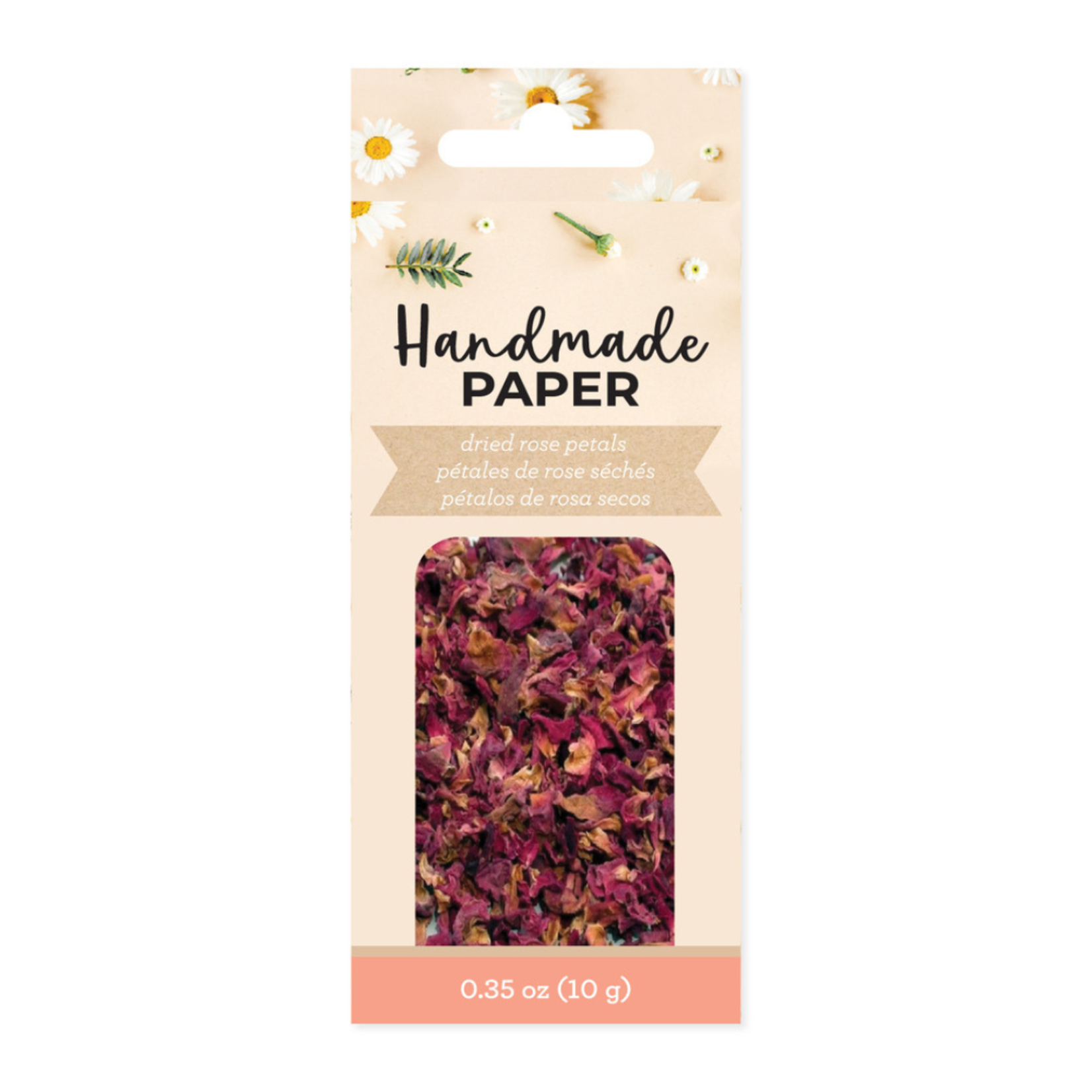 AMERICAN CRAFTS HANDMADE PAPER MIX-IN ROSE PETALS