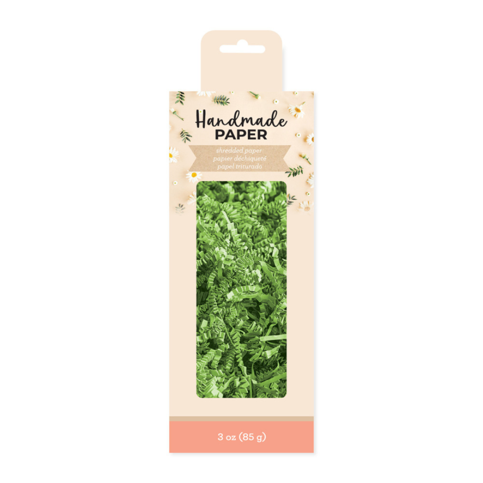 AMERICAN CRAFTS SHREDDED PAPER 3OZ GREEN DISC