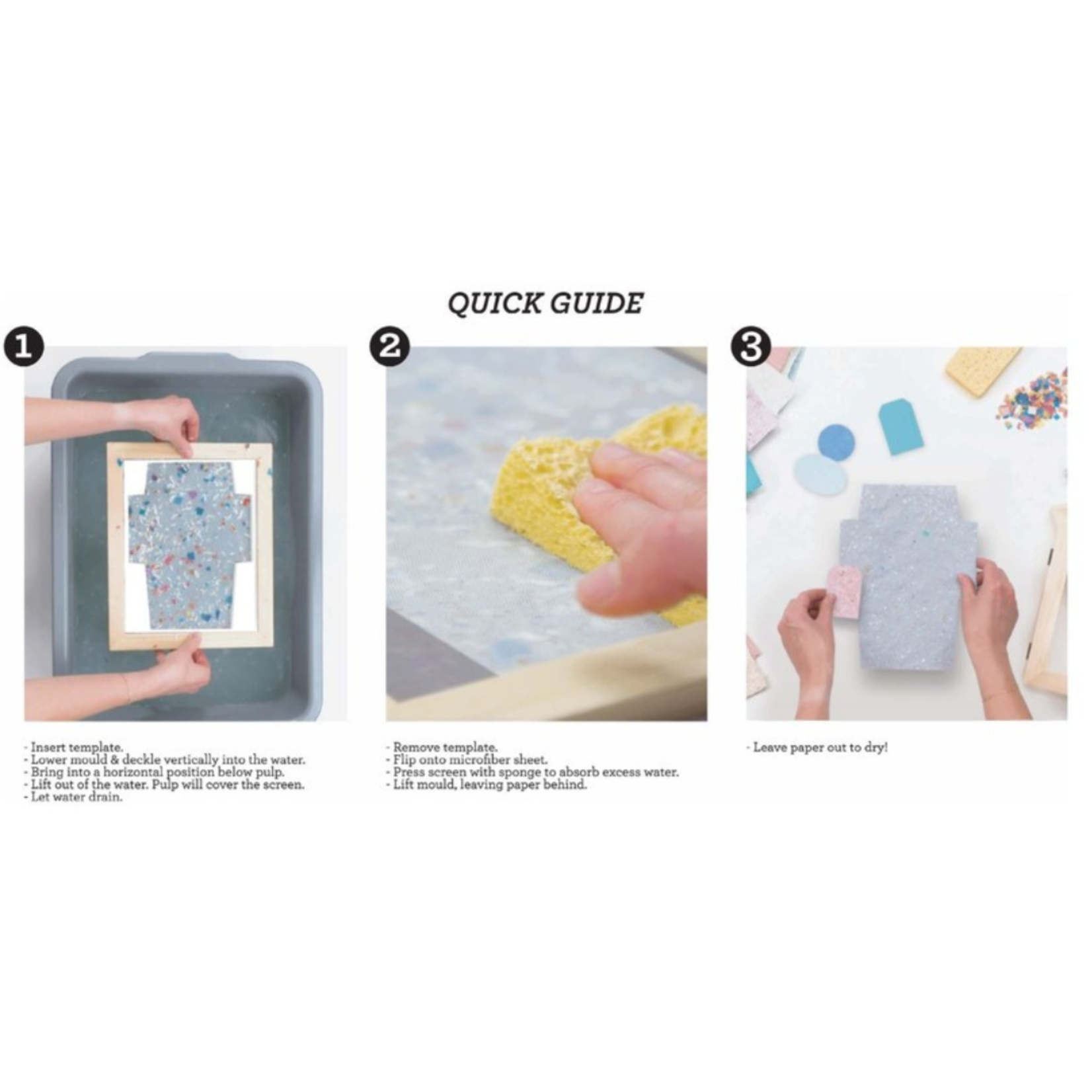 AMERICAN CRAFTS HANDMADE PAPER TEMPLATES - ENVELOPES AND TAGS 3/PC
