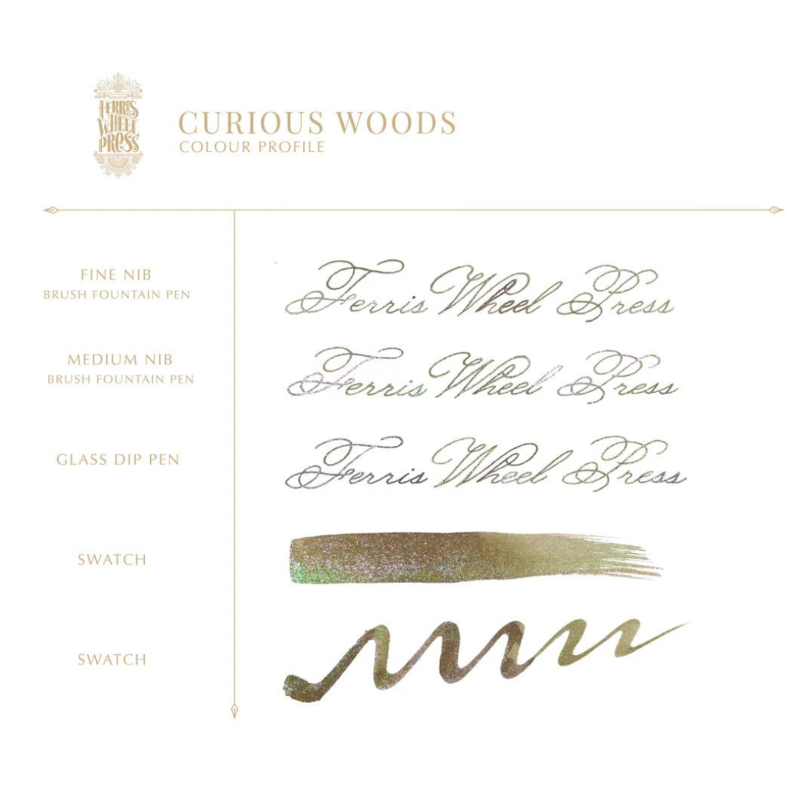 FERRIS WHEEL PRESS INK 20ML CURIOUS WOODS