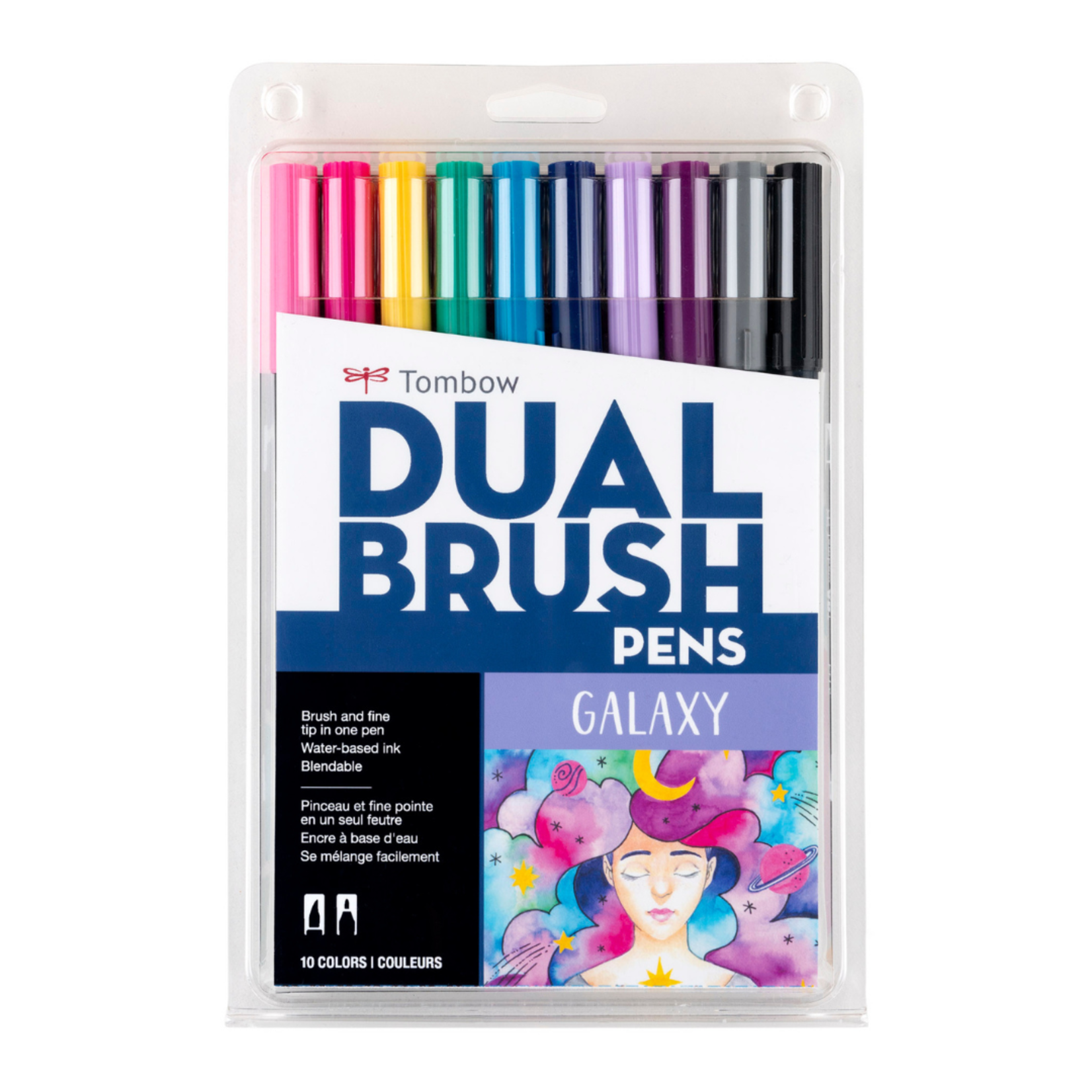 TOMBOW TOMBOW DUAL BRUSH MARKER PEN SET/10 GALAXY