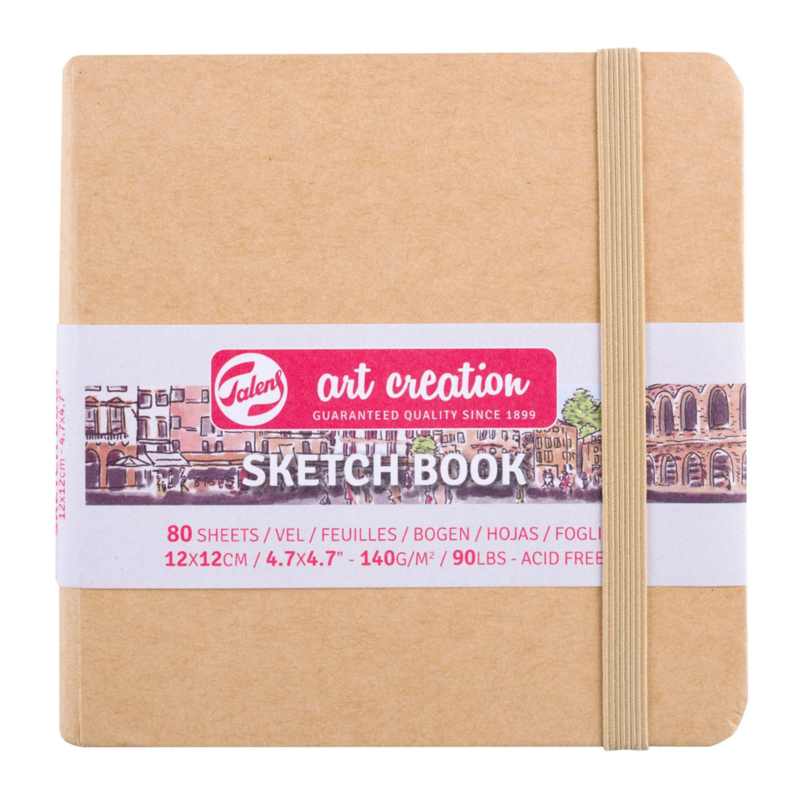 ROYAL TALENS TALENS ART CREATION SKETCHBOOK 4.7X4.7" KRAFT