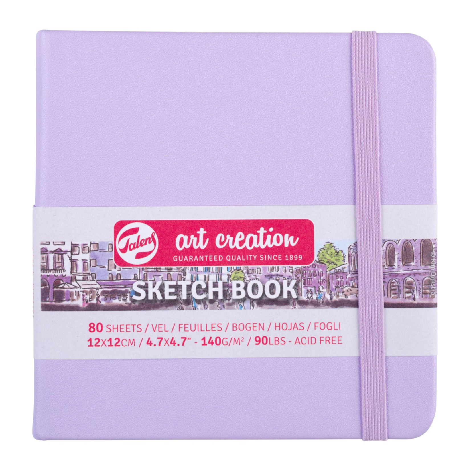 ROYAL TALENS TALENS ART CREATION SKETCHBOOK 4.7X4.7" PASTEL VIOLET