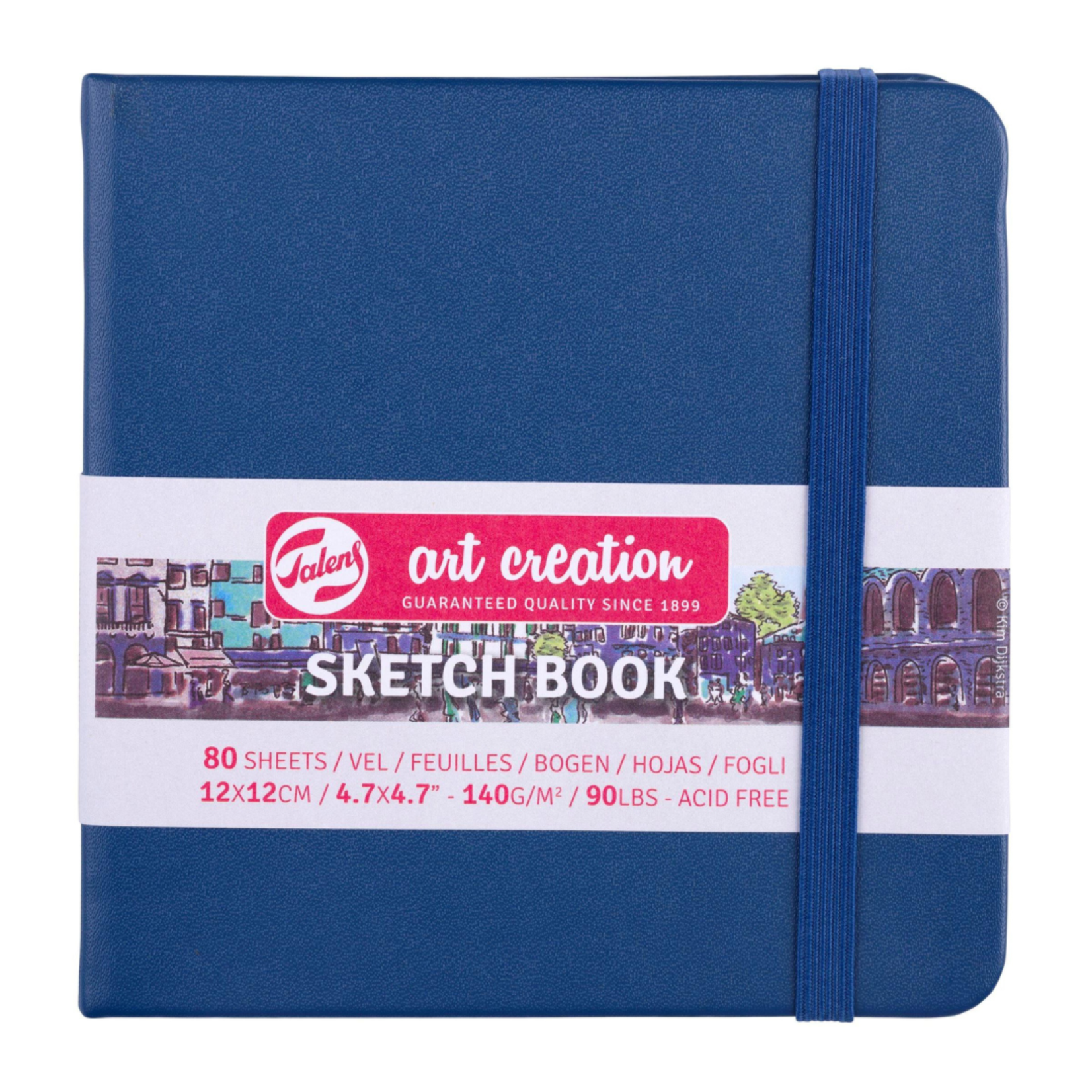 ROYAL TALENS TALENS ART CREATION SKETCHBOOK 4.7X4.7" NAVY BLUE