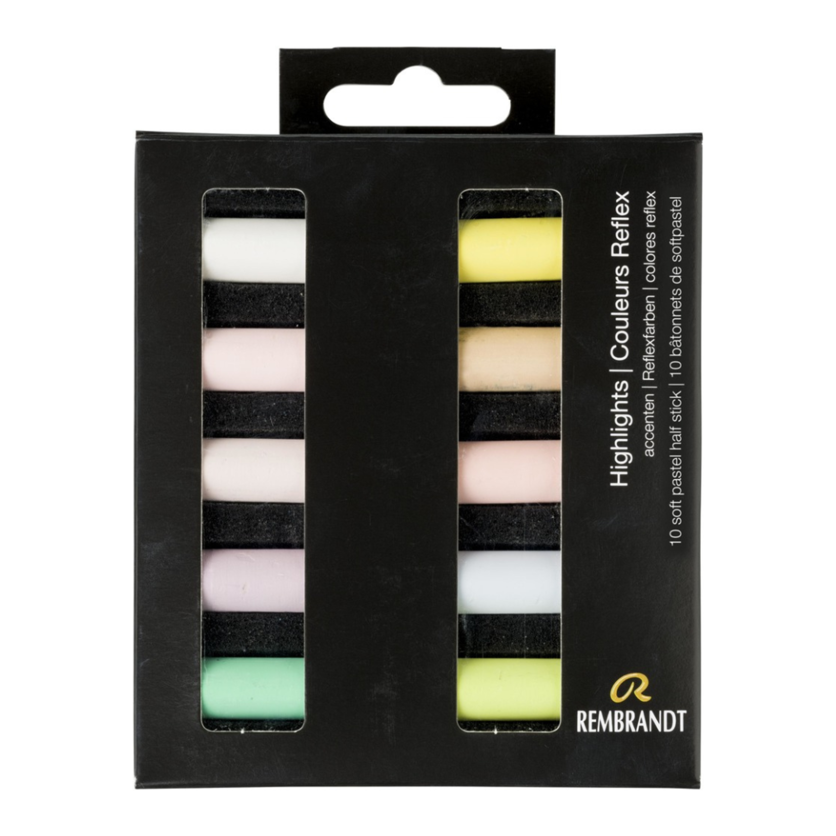 REMBRANDT REMBRANDT SOFT PASTEL MICRO SET/10 HIGHLIGHTS