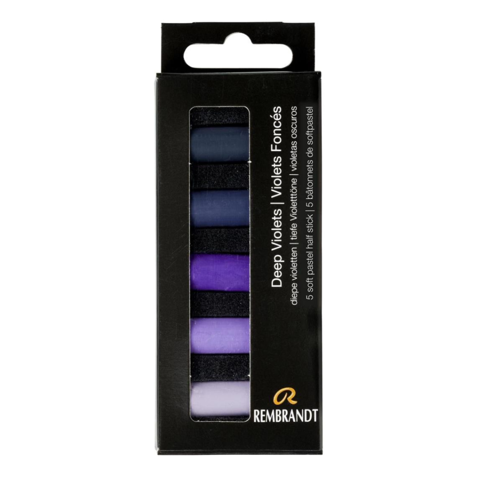 REMBRANDT REMBRANDT SOFT PASTEL MICRO SET/5 DEEP VIOLETS