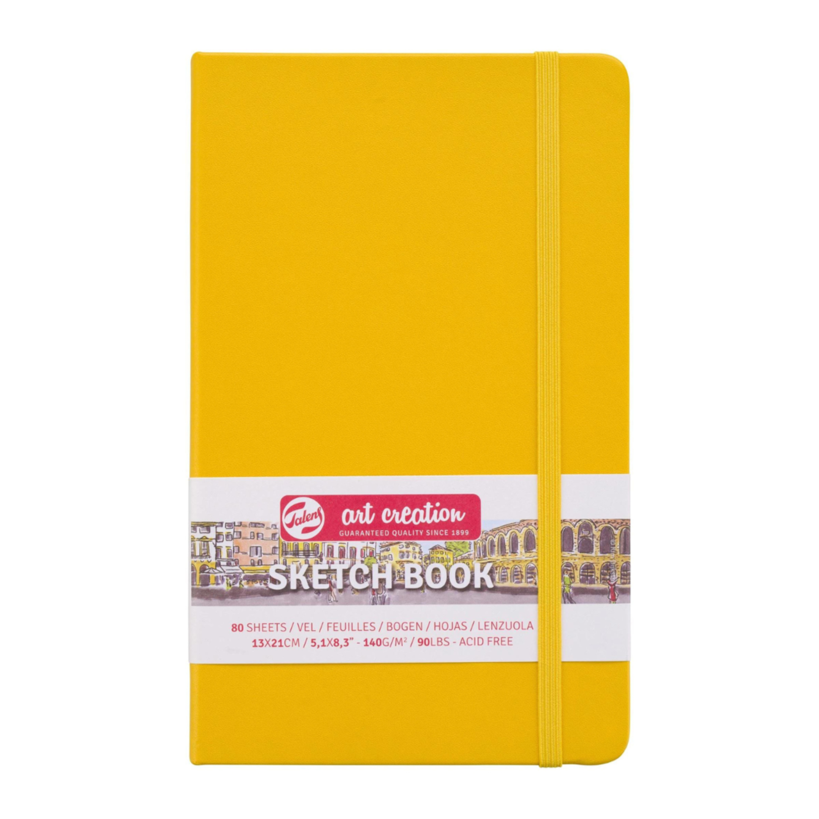 ROYAL TALENS TALENS ART CREATION SKETCHBOOK 5.1X8.3" GOLDEN YELLOW