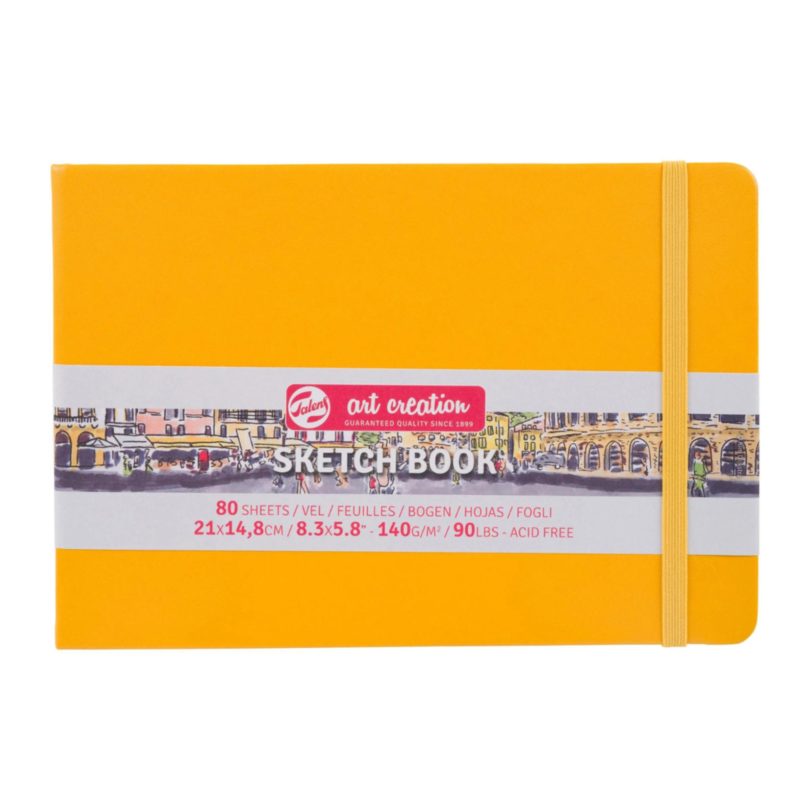 ROYAL TALENS TALENS ART CREATION SKETCHBOOK 8.3X5.8" GOLDEN YELLOW