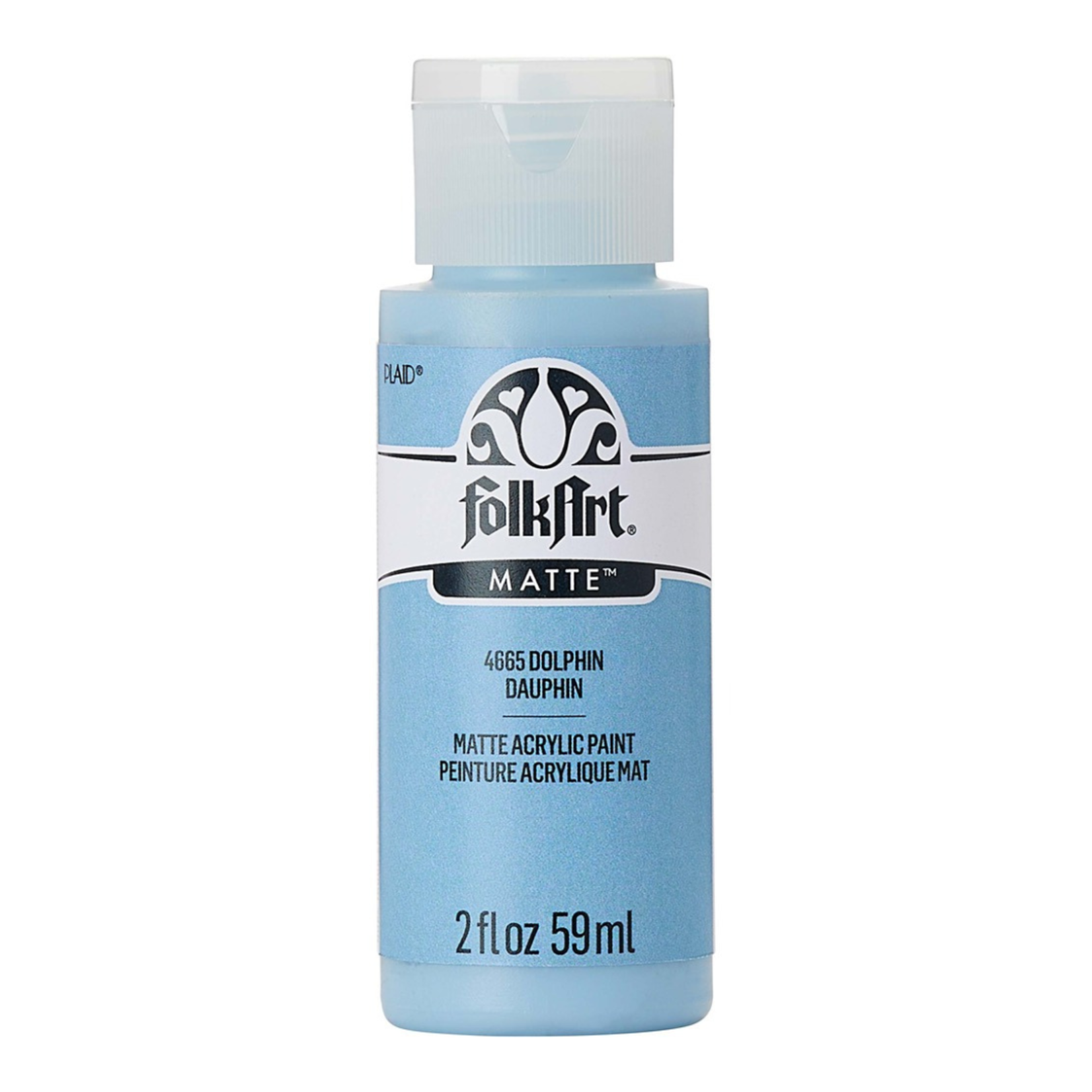 FOLKART MATTE ACRYLIC PAINT DOLPHIN 4665 2OZ