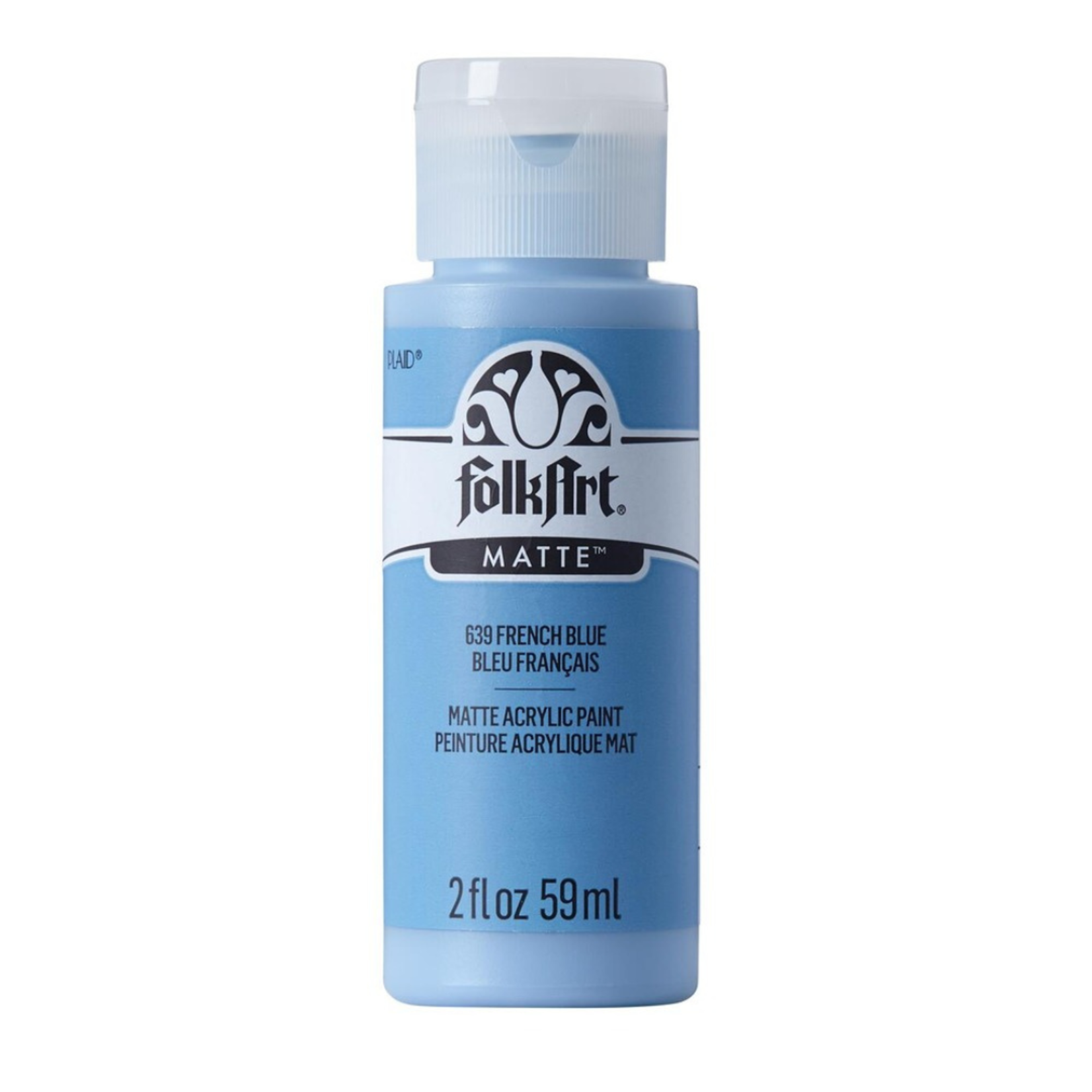 FOLKART MATTE ACRYLIC PAINT FRENCH BLUE 639 2OZ