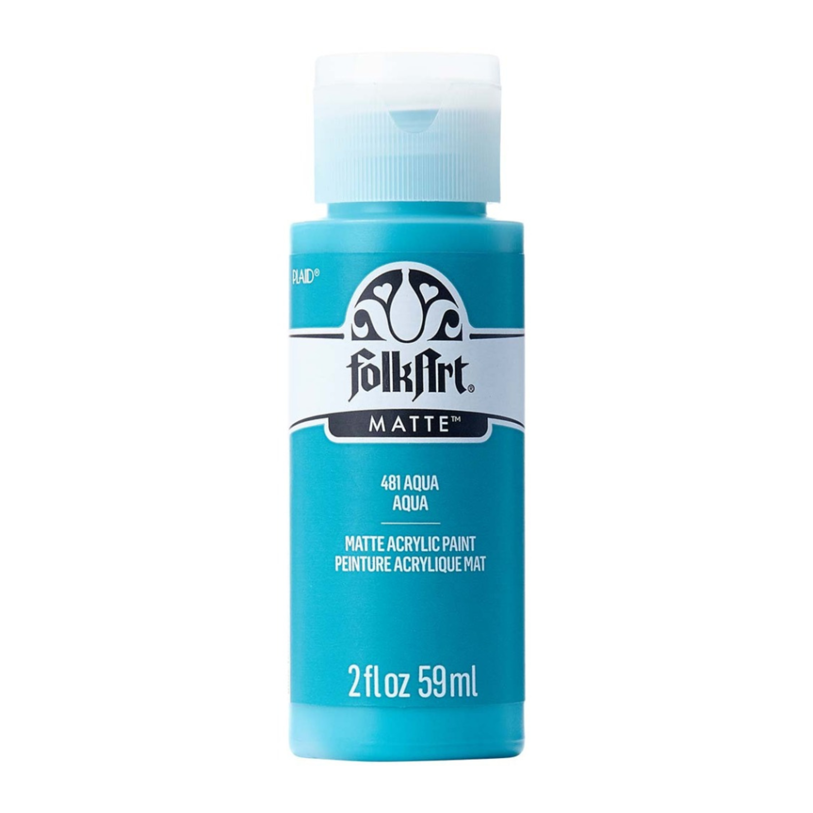 FOLKART MATTE ACRYLIC PAINT AQUA 481 2OZ