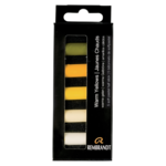 REMBRANDT REMBRANDT SOFT PASTEL MICRO SET/5 WARM YELLOWS