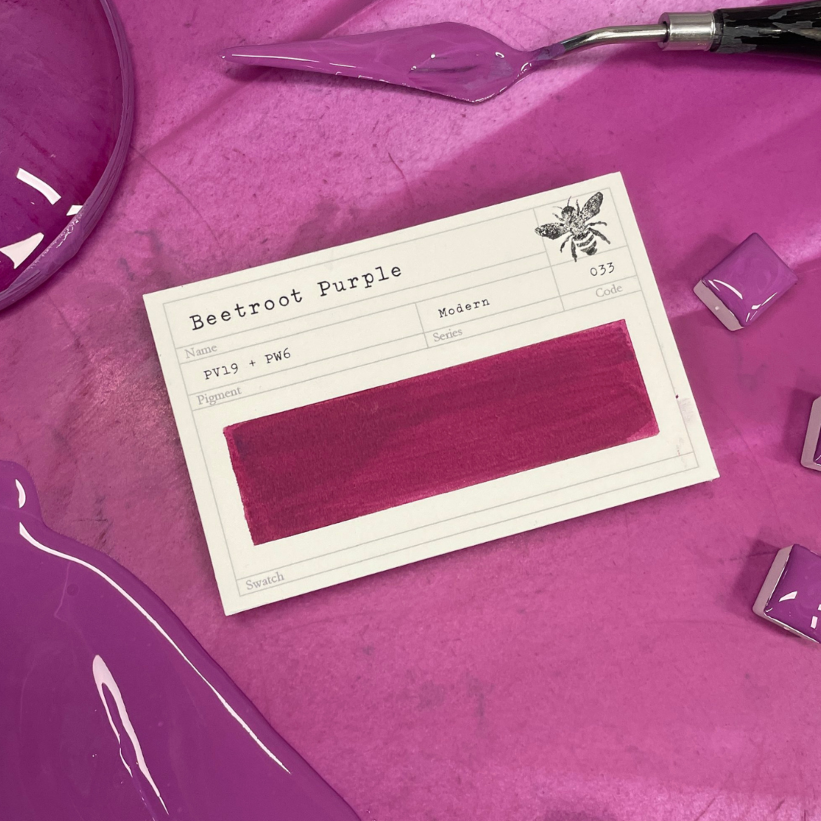 STONEGROUND STONEGROUND GOUACHE HALF PAN BEETROOT PURPLE