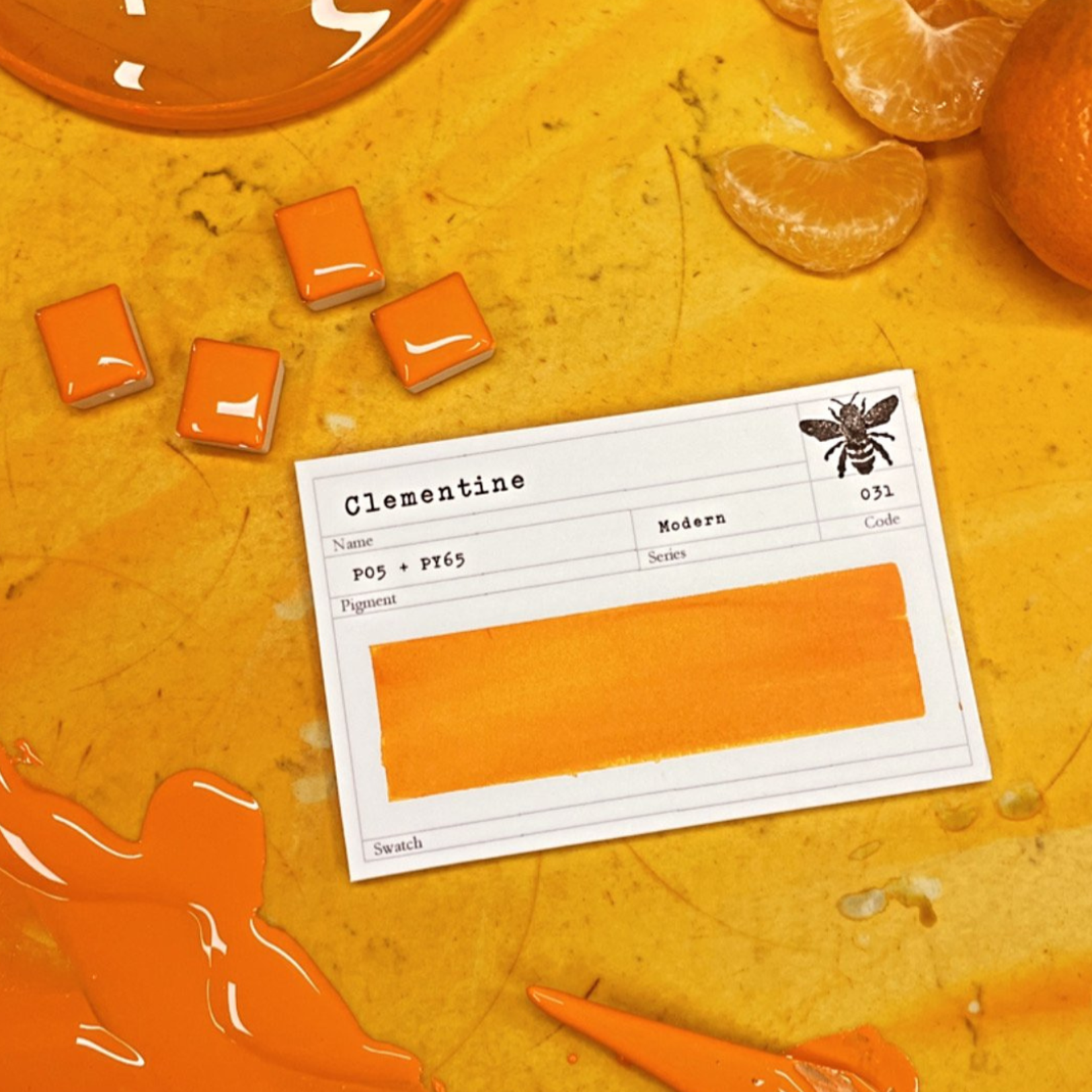 STONEGROUND STONEGROUND GOUACHE HALF PAN CLEMENTINE