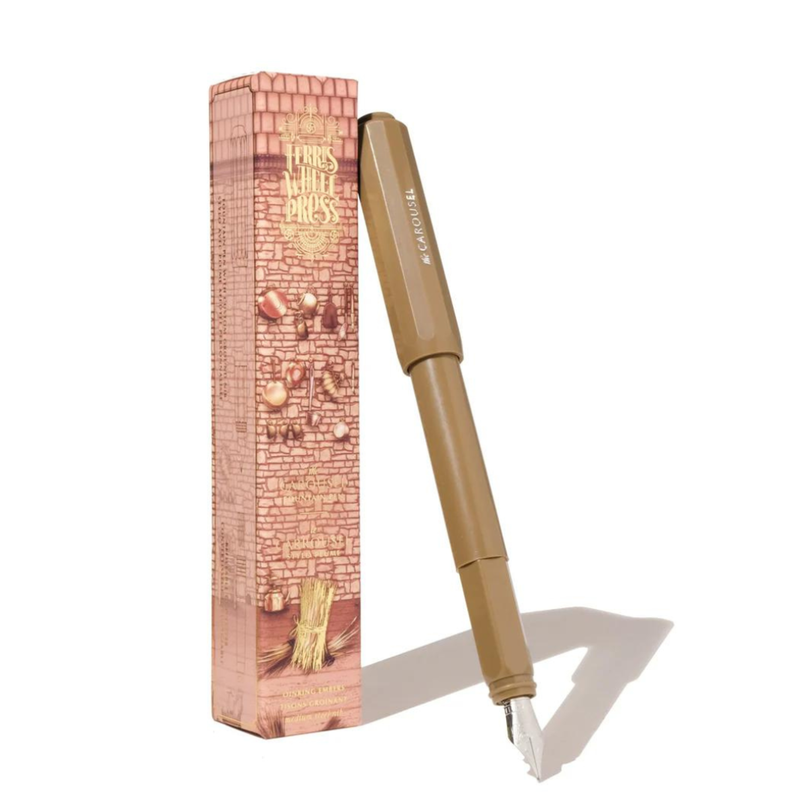 FERRIS WHEEL PRESS CAROUSEL FOUNTAIN PEN OINKING EMBERS MEDIUM NIB