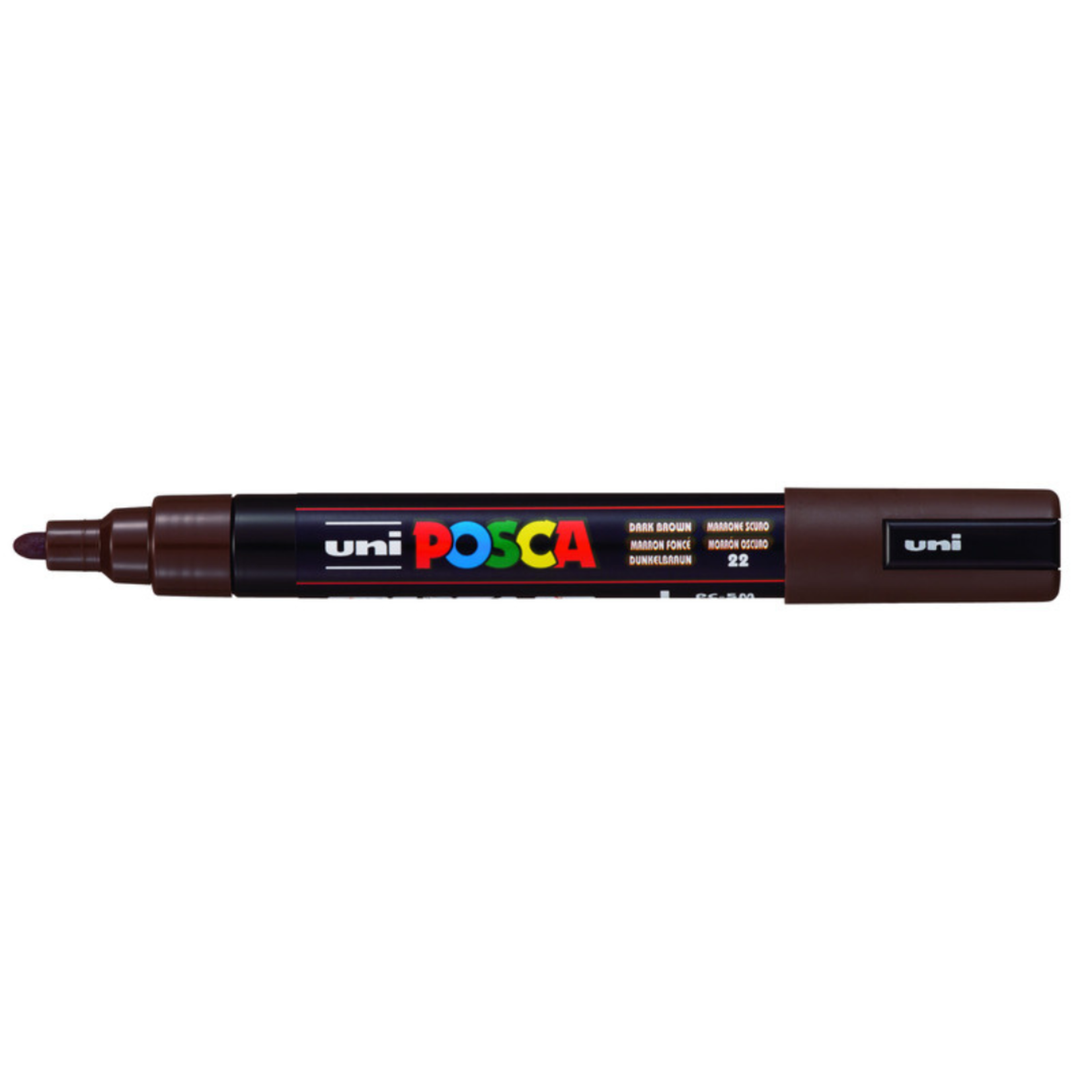 UNI POSCA MARKER PC-5M  DARK BROWN