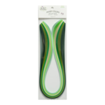QUILLED CREATIONS MIXED PAPER PACK 1/8" GREEN SHADES