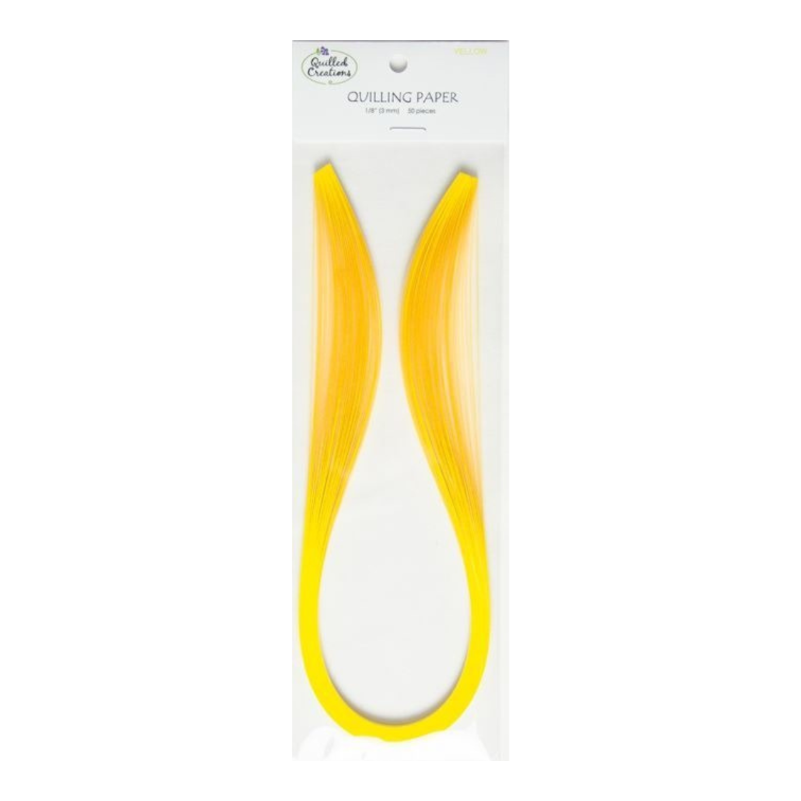 QUILLED CREATIONS SOLID PAPER 1/8" YELLOW