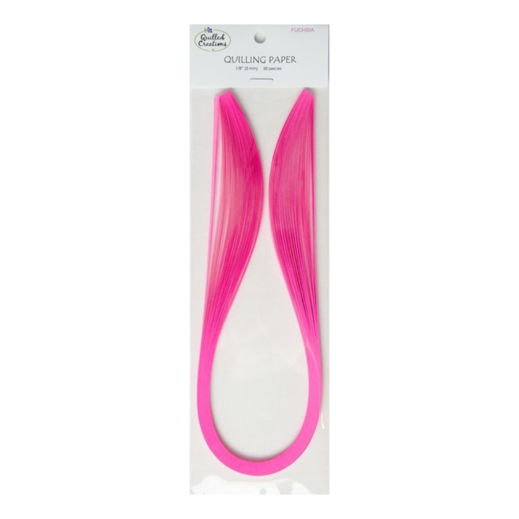 QUILLED CREATIONS SOLID PAPER 1/8" FUSCHIA