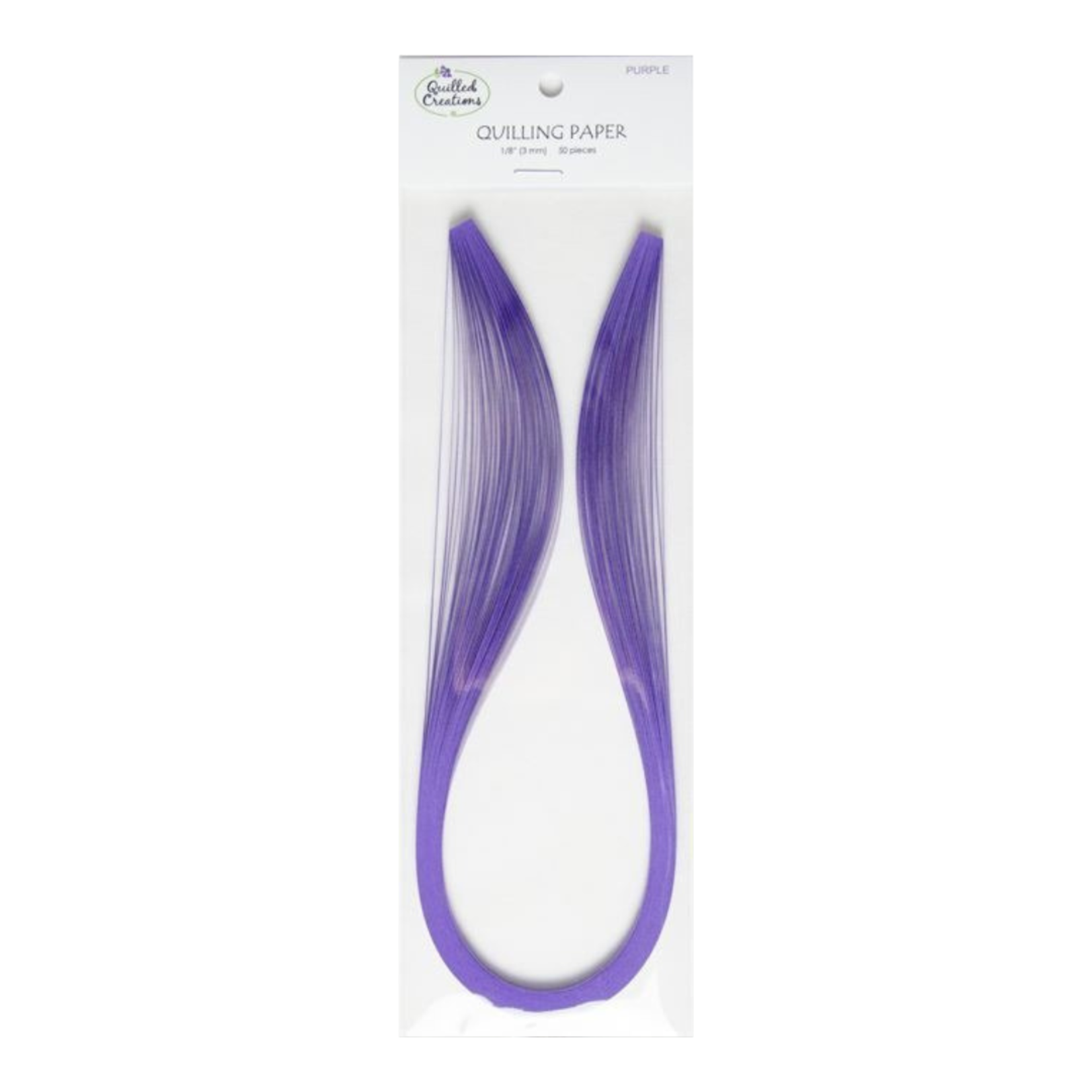 QUILLED CREATIONS SOLID PAPER 1/8" PURPLE