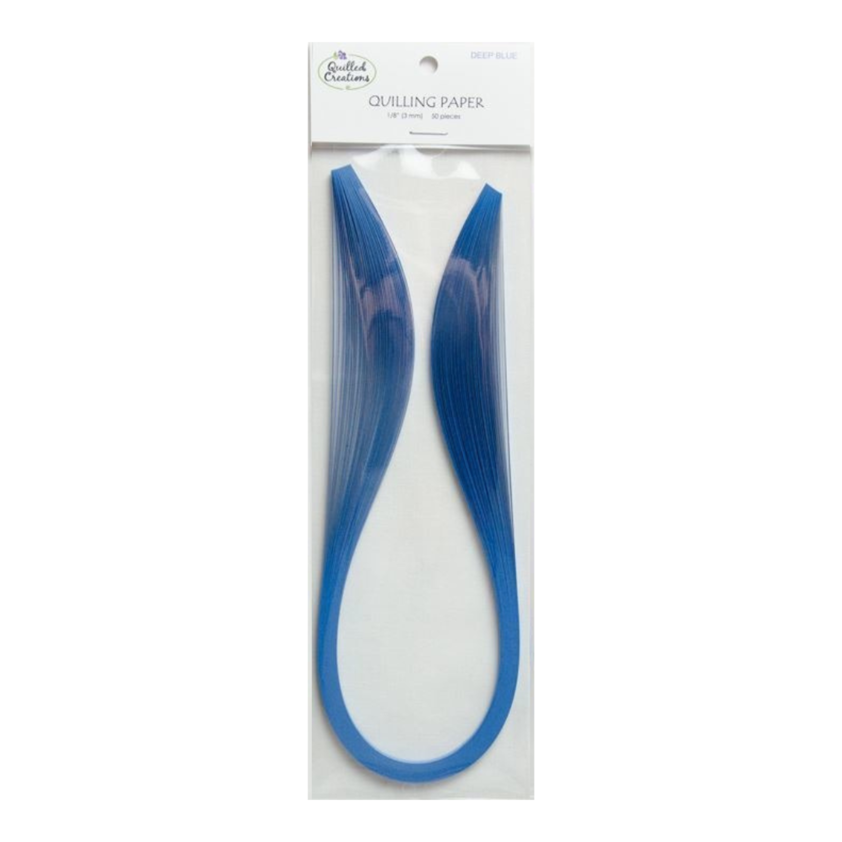 QUILLED CREATIONS SOLID PAPER 1/8" DEEP BLUE