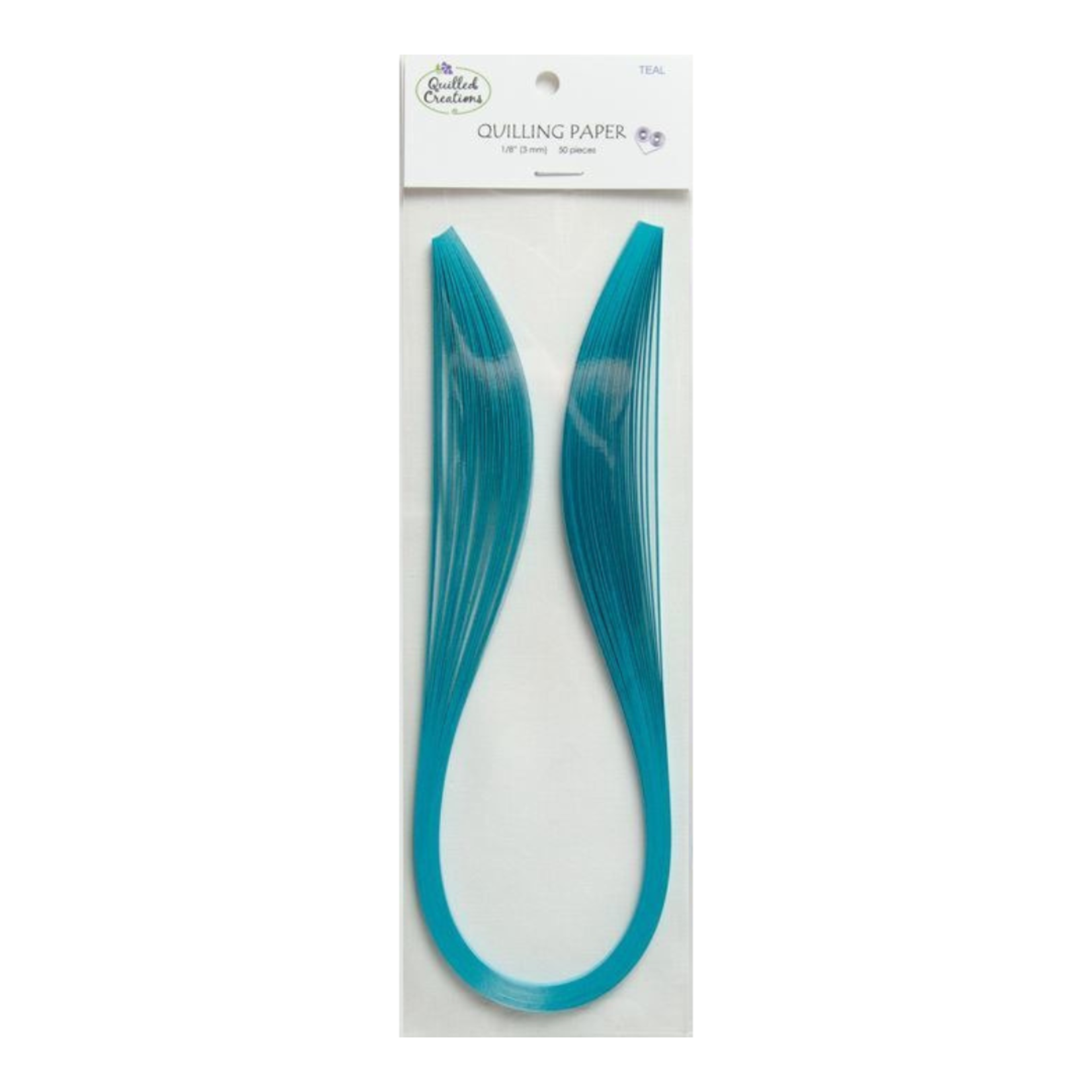 QUILLED CREATIONS SOLID PAPER 1/8" TEAL