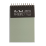 FLIP-SKETCH SKETCHBOOK 6X9 100/SHT COIL BOUND MIST