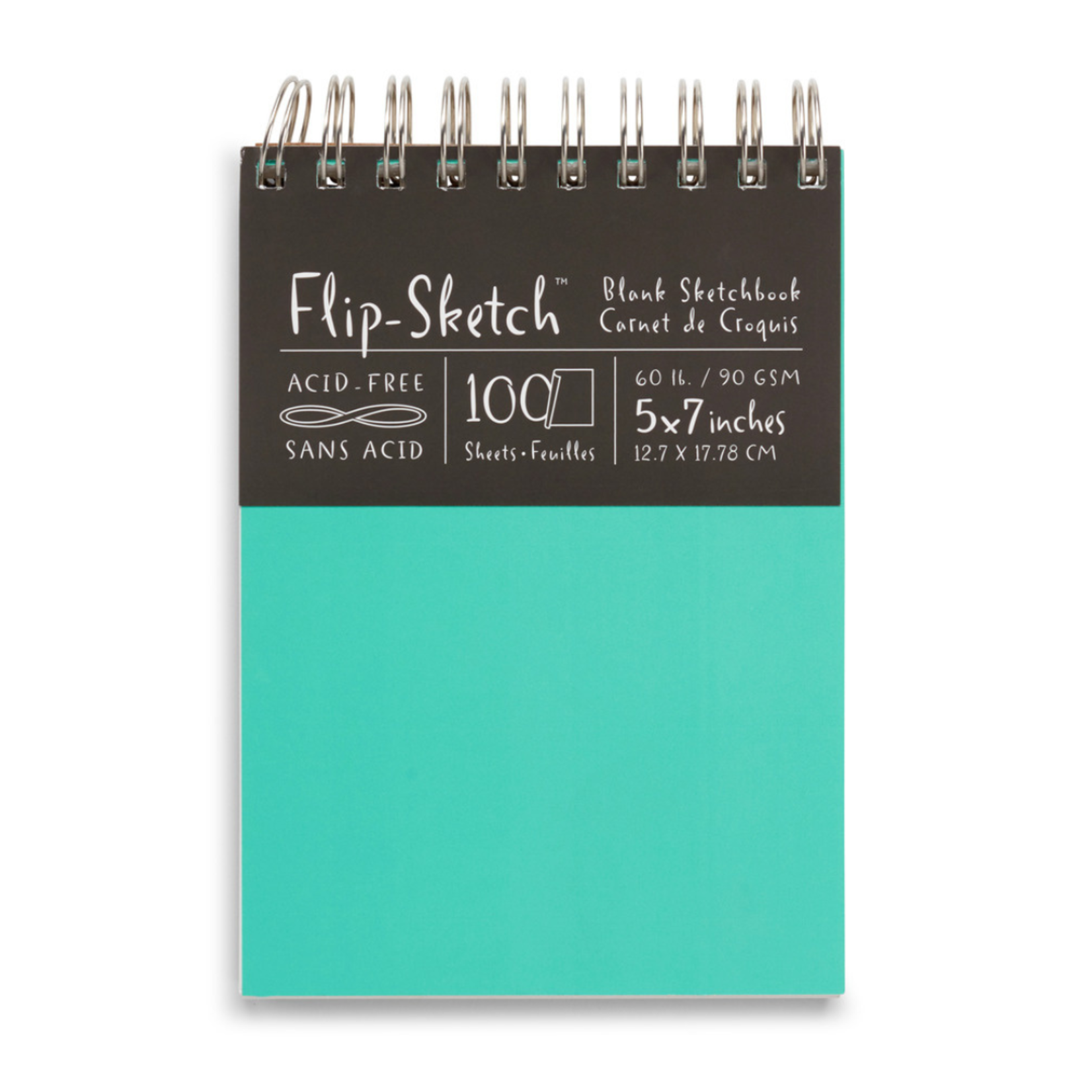 FLIP-SKETCH SKETCHBOOK 5X7 100/SHT COIL BOUND POOL