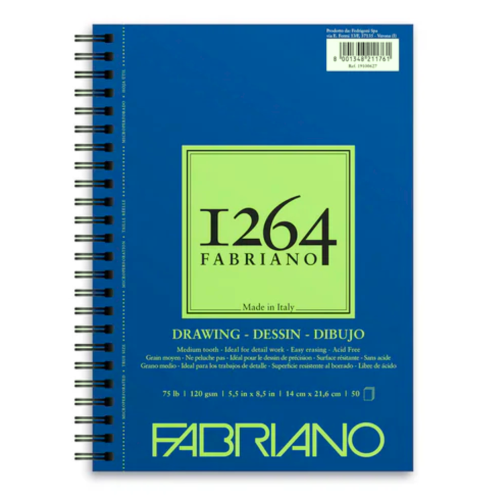 FABRIANO 1264 DRAWING 75LB 5.5X8.5 50/SH