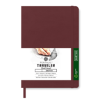 PENTALIC PENTALIC TRAVELER POCKET JOURNAL SKETCH 8X6 BURGUNDY