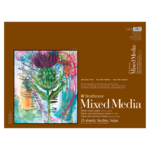 STRATHMORE 400 SERIES MIXED MEDIA PAD 184LB 18X24*