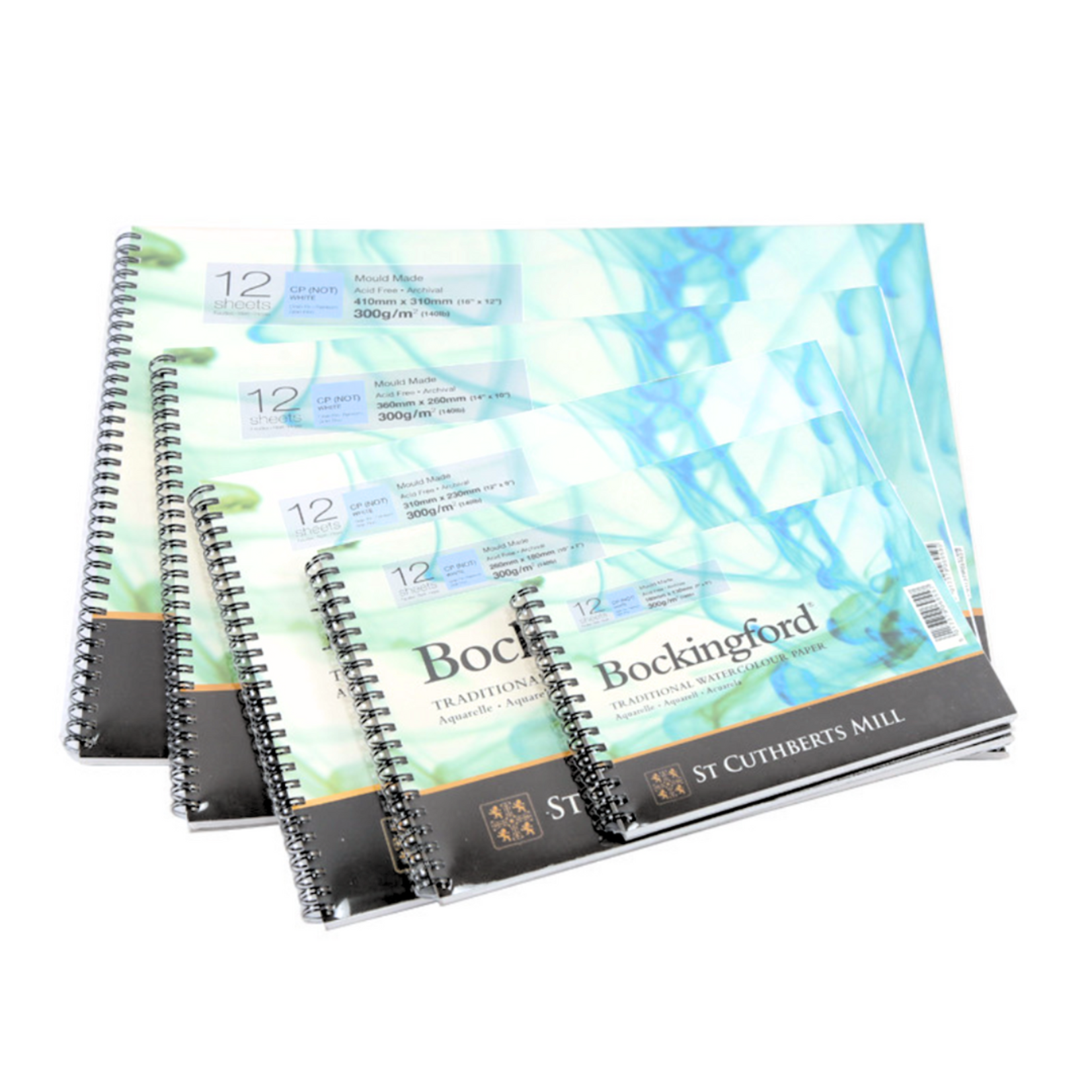 BOCKINGFORD WATERCOLOUR PAD COLD PRESS 140LB 7X10 SPIRAL BOUND