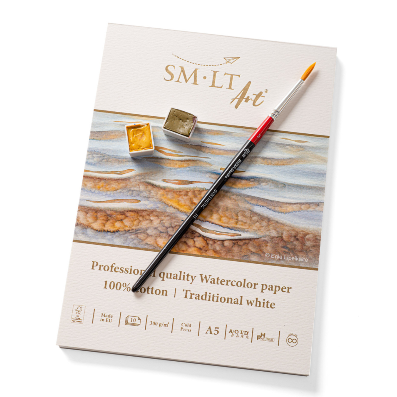 SM-LT ART PROFESSIONAL QUALITY WATERCOLOUR PAD 140LB A5 6X8.5