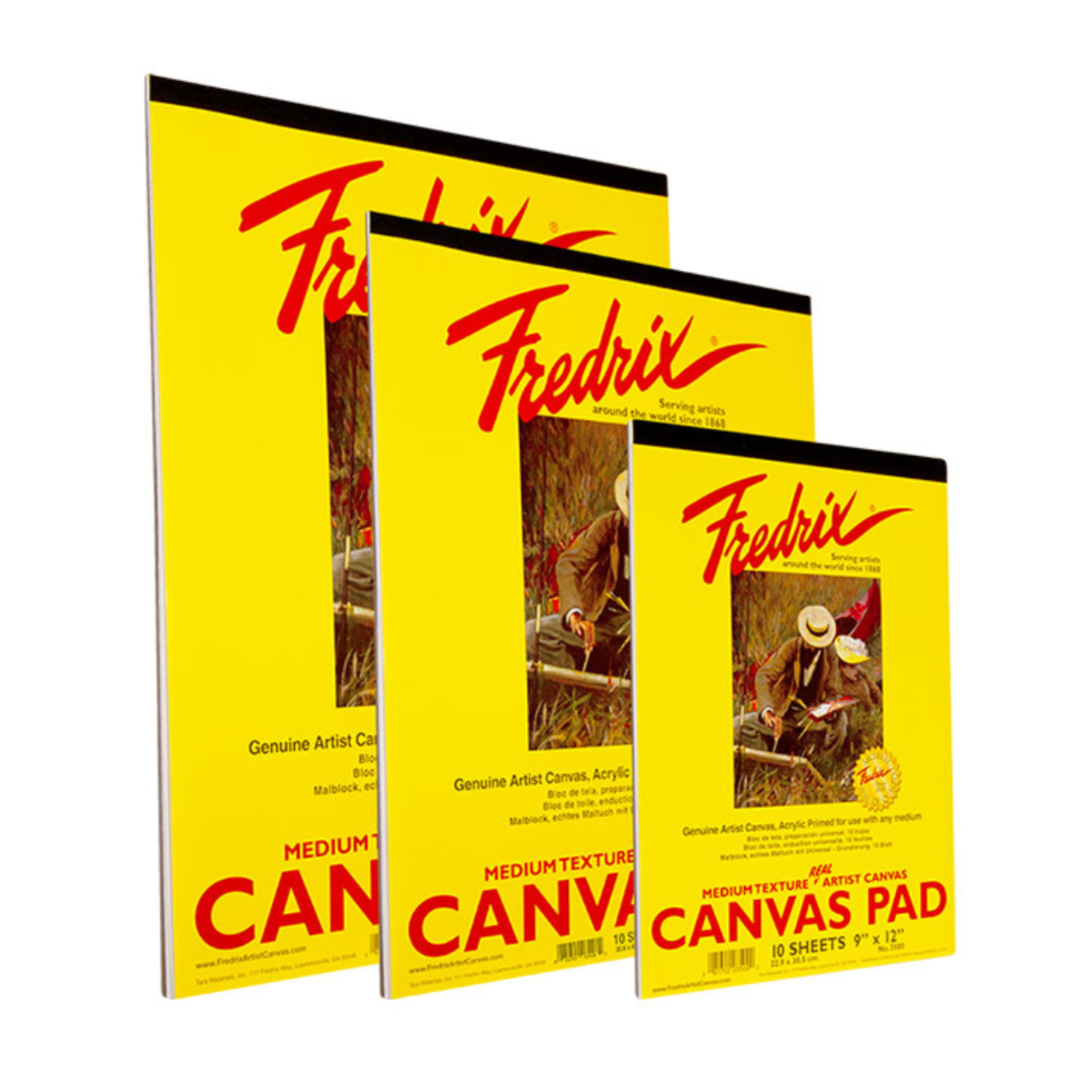 TARA (FREDRIX) FREDRIX CANVAS PAD 9X12  10SHT
