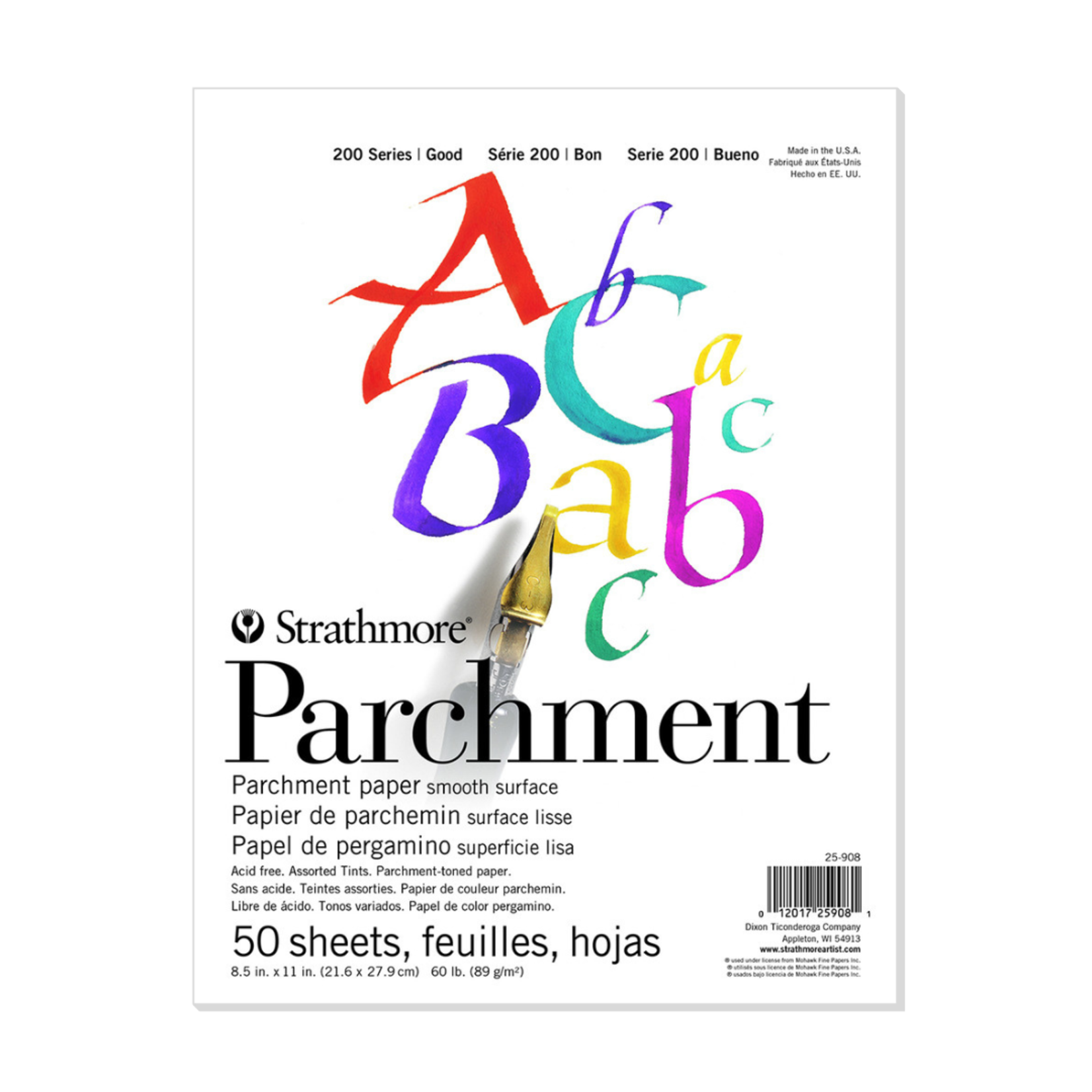 STRATHMORE STRATHMORE 200 SERIES PARCHMENT PAD 8.5X11