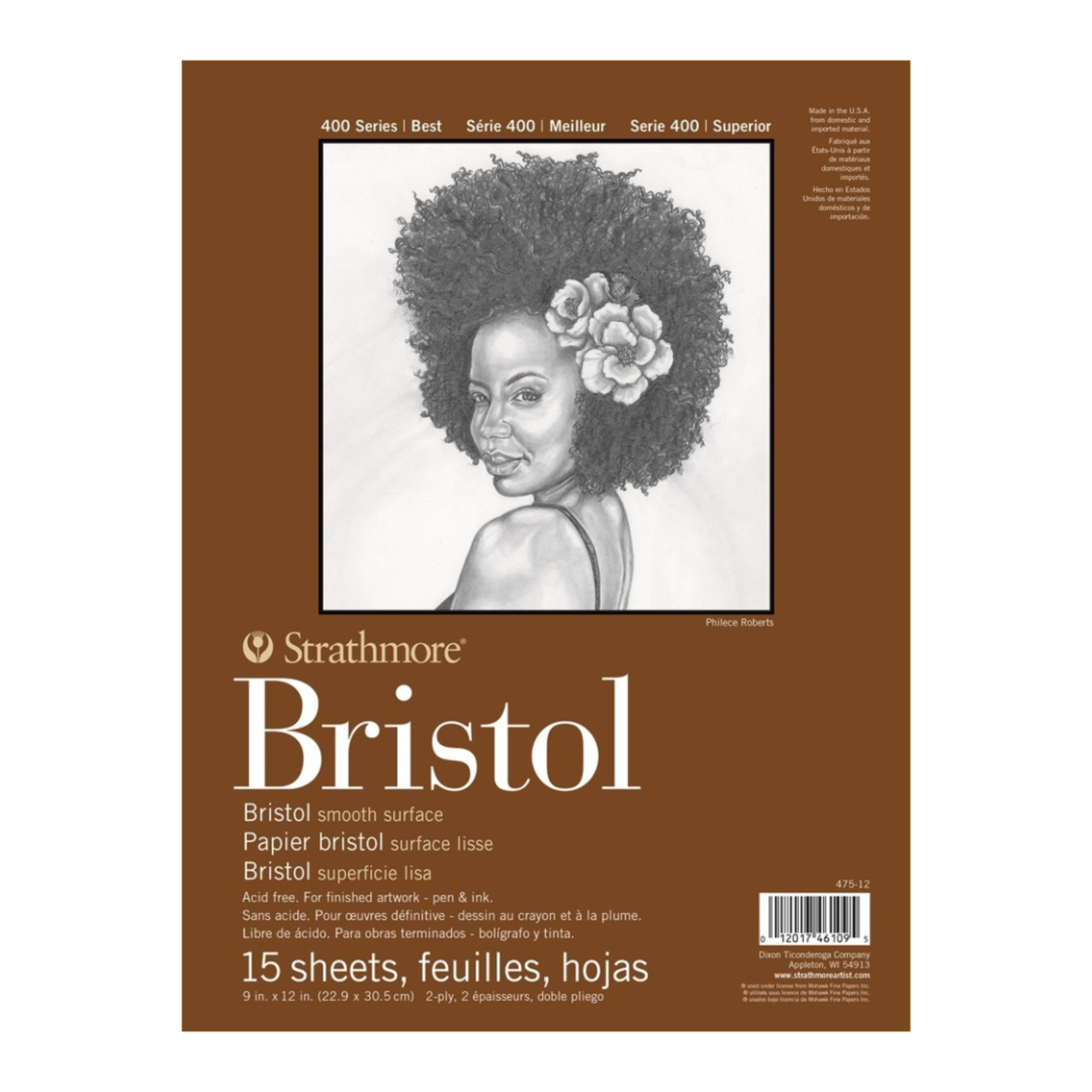STRATHMORE STRATHMORE 400 SERIES BRISTOL PAD SMOOTH 9X12