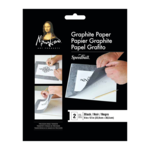 MONA LISA GRAPHITE TRANSFER PAPER 9X12 2/PK BLACK