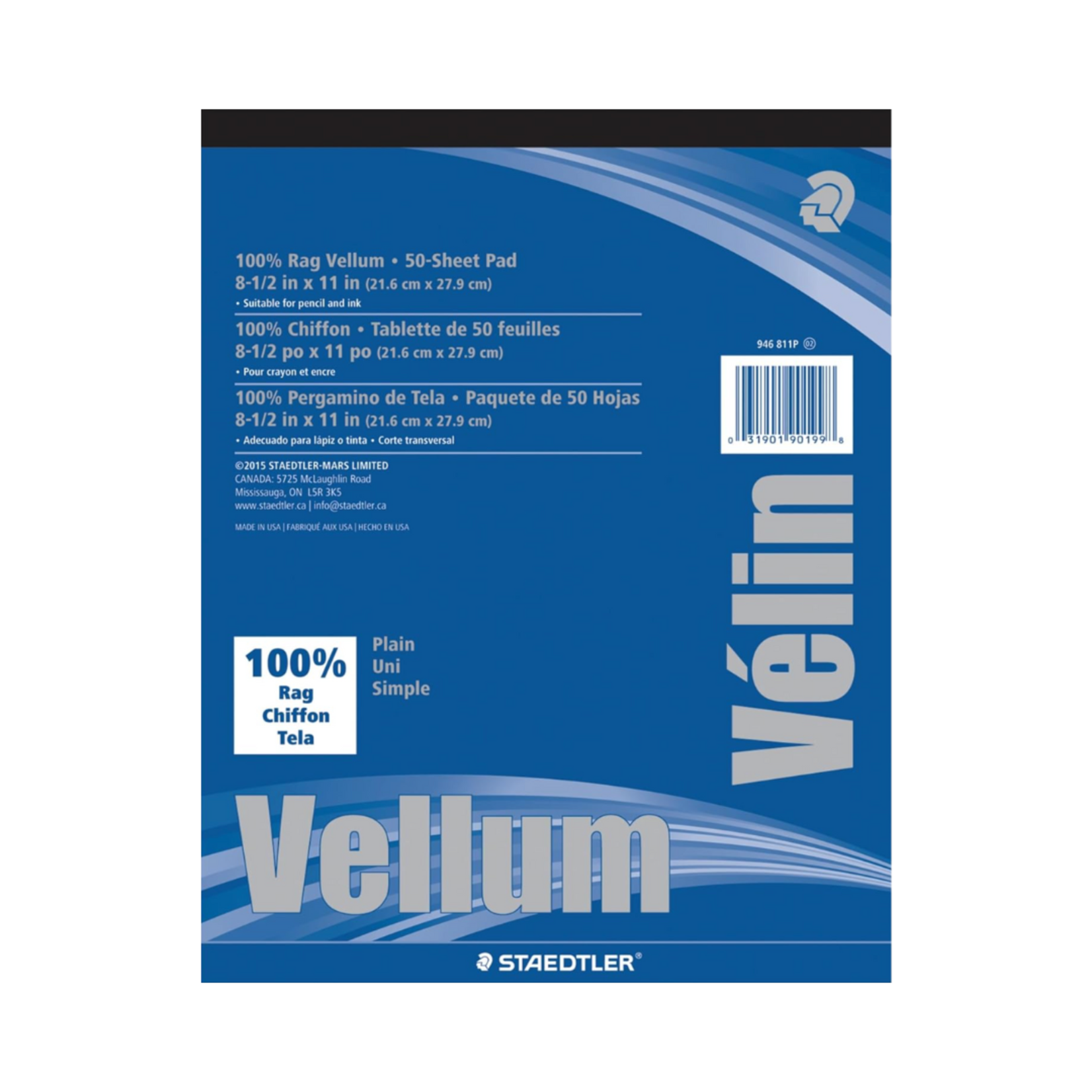 STAEDTLER VELLUM PAD 11X17 50/SHT