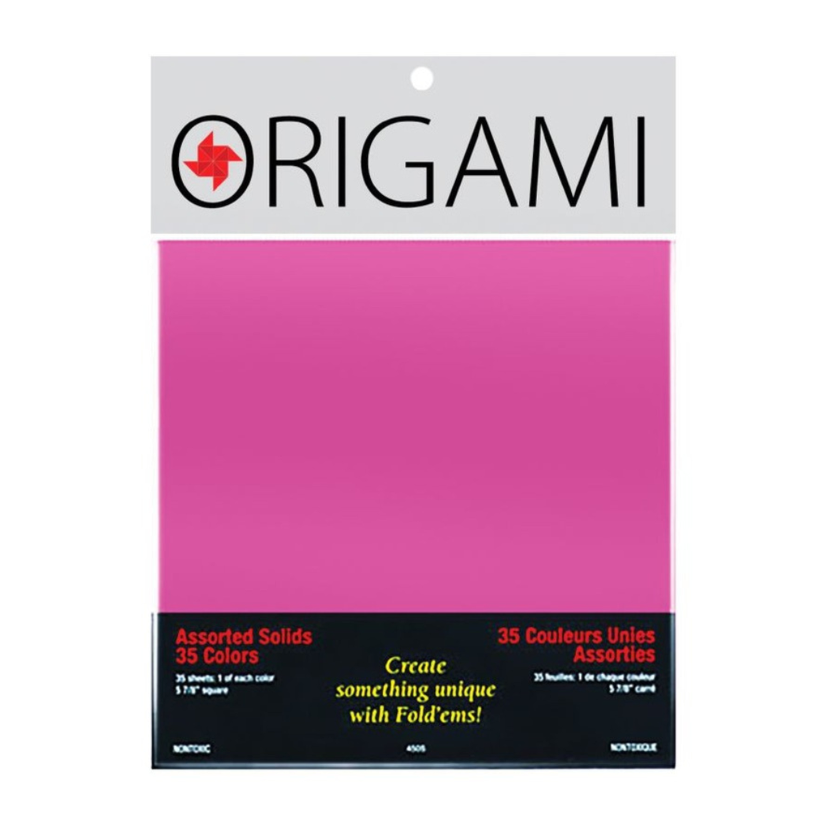 YASUTOMO YASUTOMO ORIGAMI PAPER 5 7/8" ASSORTED COLOURS 35/PK