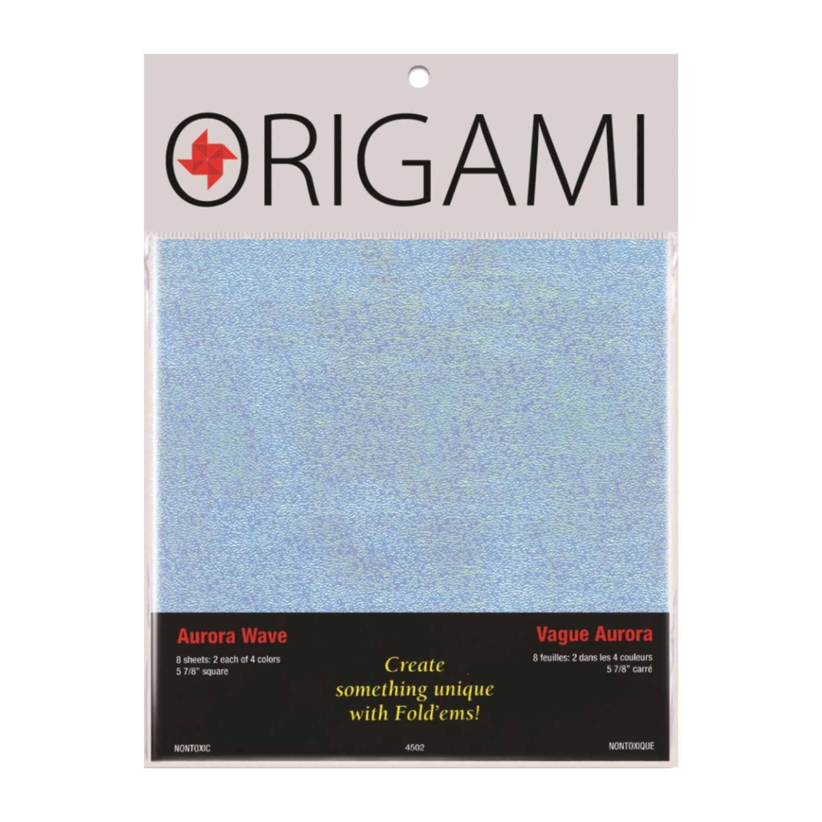 YASUTOMO YASUTOMO ORIGAMI PAPER 5 7/8" AURORA MARBLE 8/PK