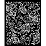 STAMPERIA MEDIA STENCIL 8X10" COFFEE AND CHOCOLATE - COFFEE TEXTURE
