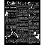 STAMPERIA MEDIA STENCIL 8X10" COFFEE AND CHOCOLATE - DAILY NEWS
