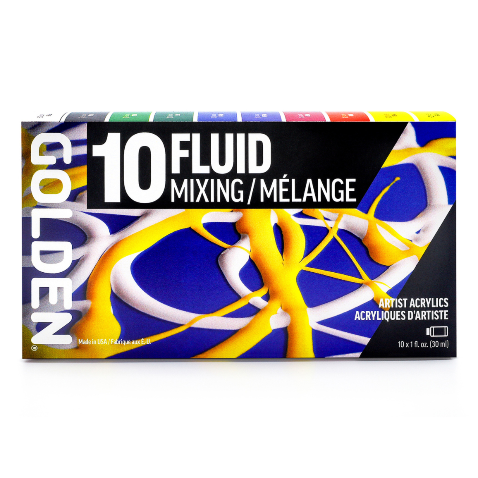 GOLDEN FLUID MIXING SET 10/PC